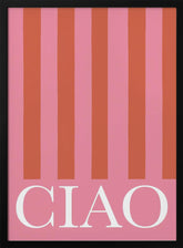 Ciao Stripes Poster