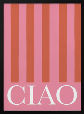 Ciao Stripes Poster