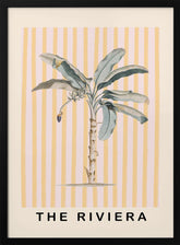 Pink and Yellow Palm Tree Poster