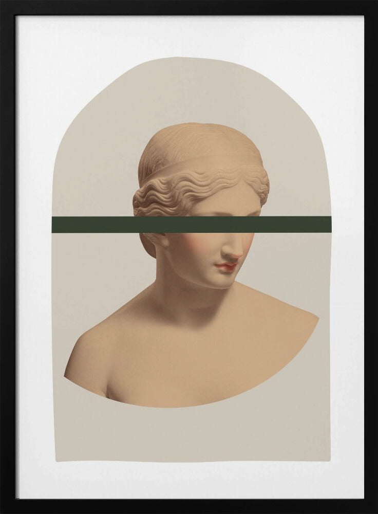 Artemis Mustard and Green Poster