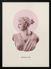 Pink Artemis with Halo Poster