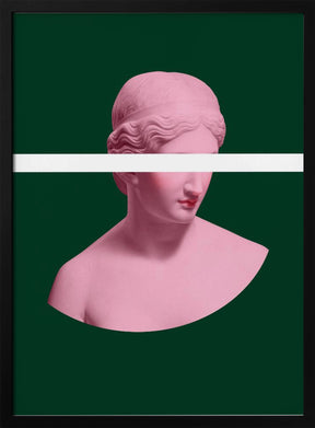 Pink and Green Artemis Poster