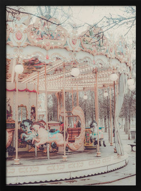 Paris Carousel II Poster