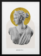 Gold Artemis Goddess Poster