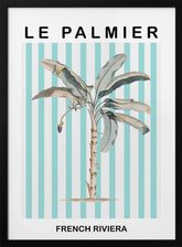 Striped Palm Tree Poster