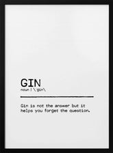 Quote Gin Question Poster