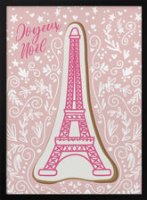 Eiffel tower iced gingerbread cookie Poster