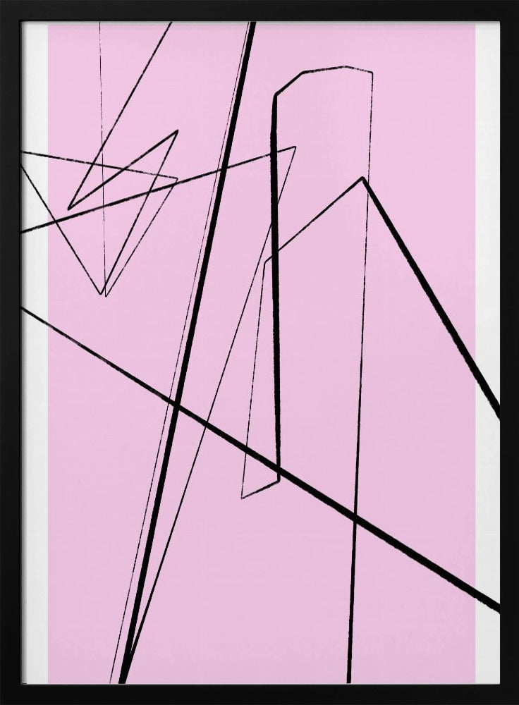 Angular Lines No 10 Poster