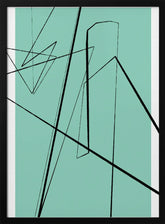 Angular Lines No 9 Poster