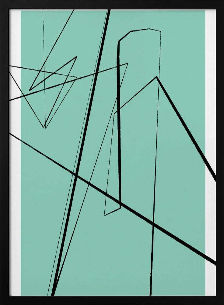 Angular Lines No 9 Poster