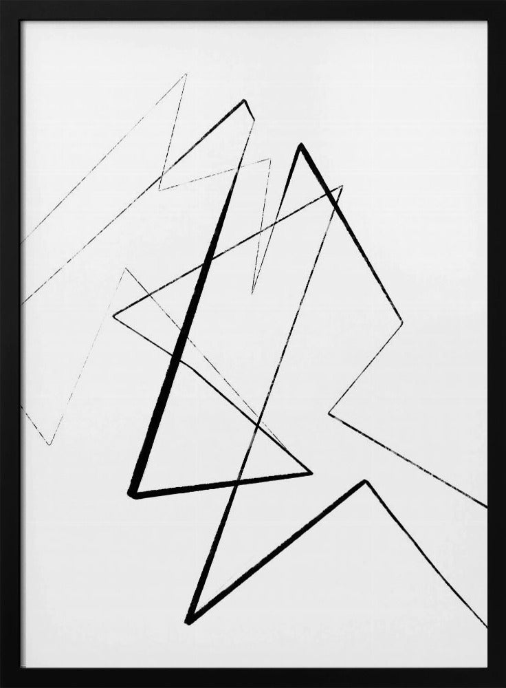 Angular Lines No 5 Poster