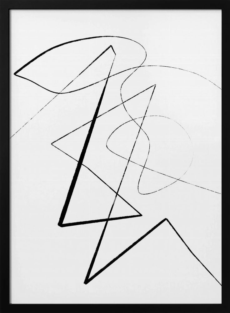 Angular Lines No 6 Poster