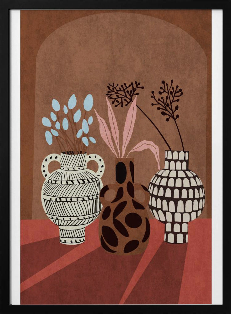 Flower Vase 5ratio 2x3 Print By Bohonewart Poster