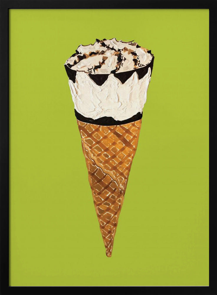 Cornetto On Pistachio Poster