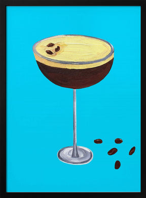 Espresso Martini Sky Blue Poster