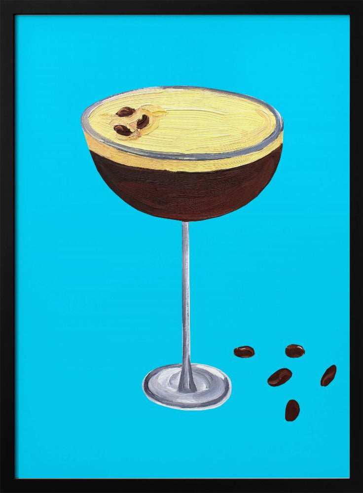 Espresso Martini Sky Blue Poster