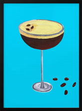 Espresso Martini Sky Blue Poster