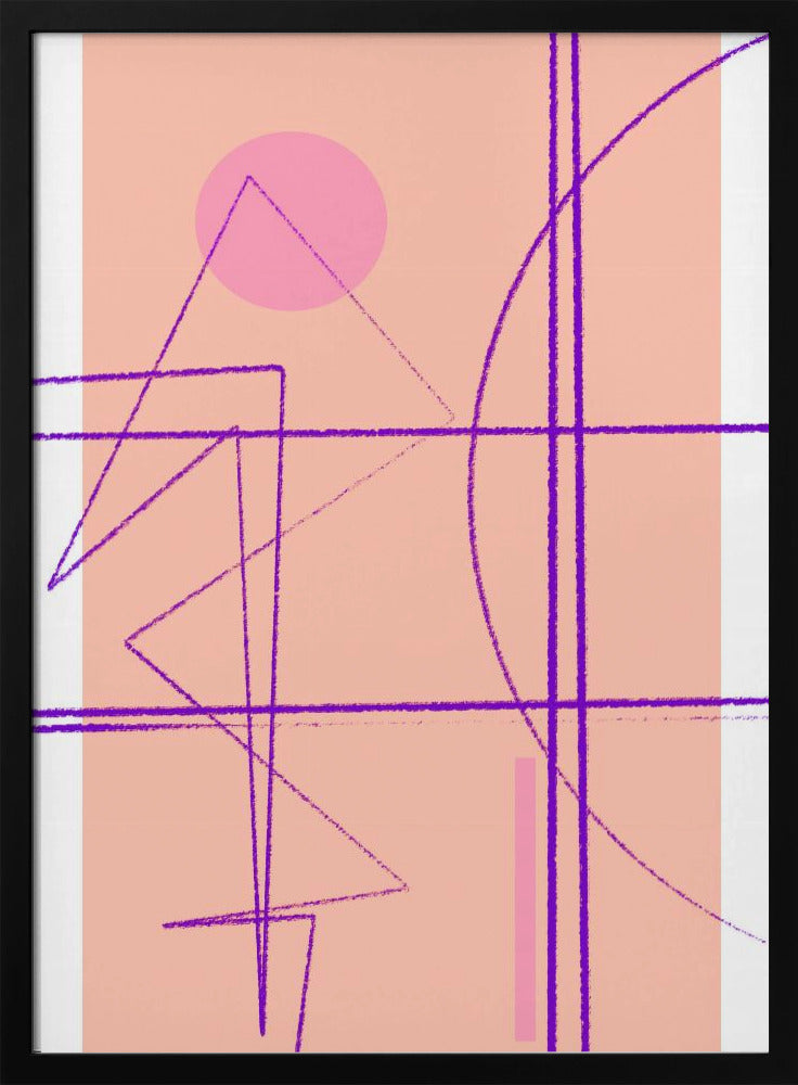 Angular Lines No 14 Poster