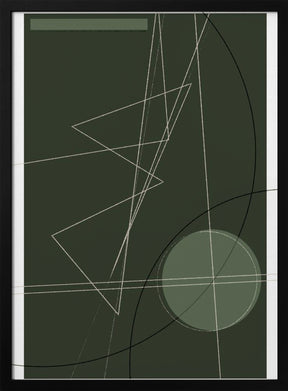 Angular lines No 18 Poster