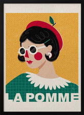 La Pomme French Fashion Portrait Poster