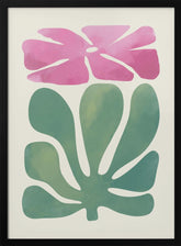 Watercolor Pink Floral Poster