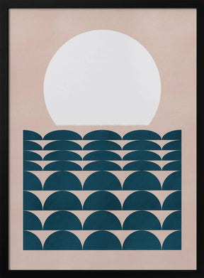 Geometrical Seascape Poster