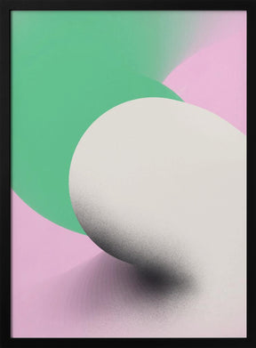 Minty Abstract Poster