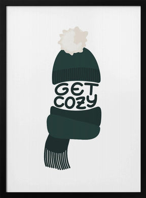 Get cozy (green) Poster