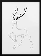 Proud reindeer Poster