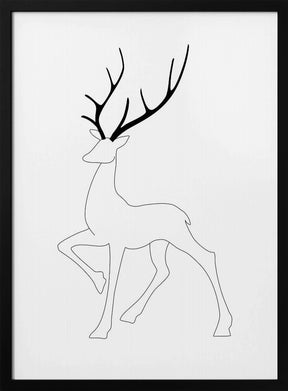 Proud reindeer Poster