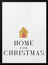 Gingerbread home for Christmas Poster