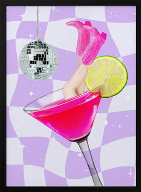 Cocktail diving Poster