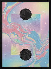 Black Hole Pastel Cosmos Poster