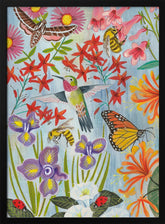 Pollinators and flowers Poster