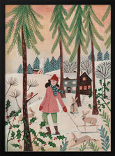 Walking in the snow Poster