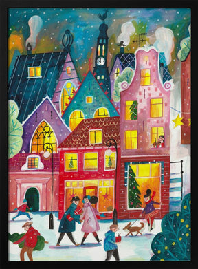 Christmas in Amsterdam Poster