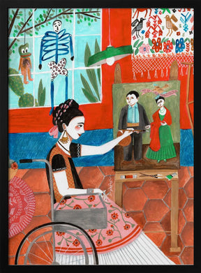 Frida in the blue house Poster