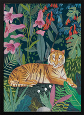 Tiger in the jungle Poster