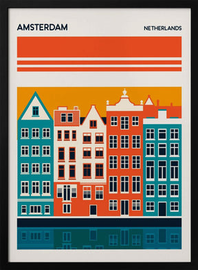 Amsterdam Travel Poster Poster