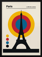 Paris Eiffel Tower Retro travel Print Poster