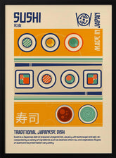 Sushi Japanese Food Print Poster