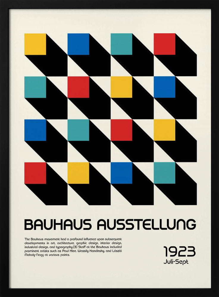 Bauhaus Ausstellung Poster