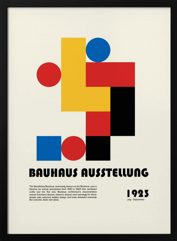 Bauhaus Ausstellung Poster