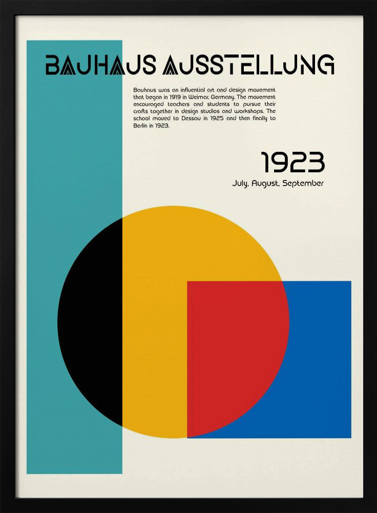 Bauhaus Ausstellung Poster