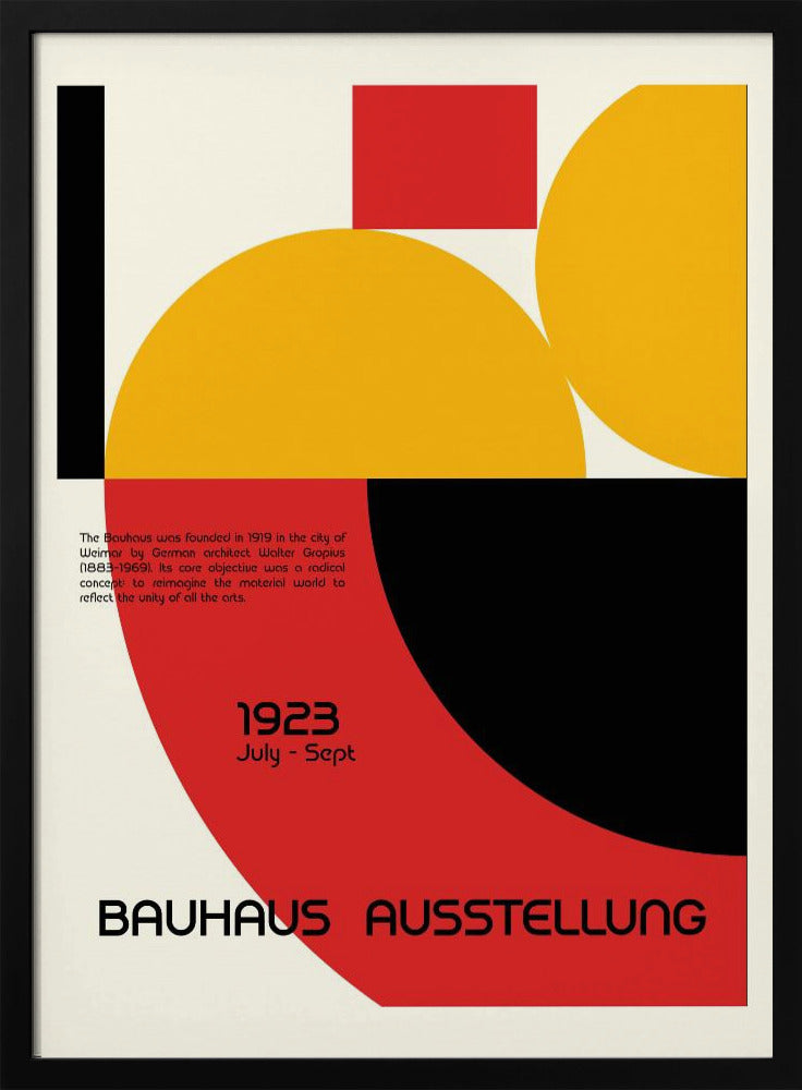 Bauhaus Ausstellung Poster