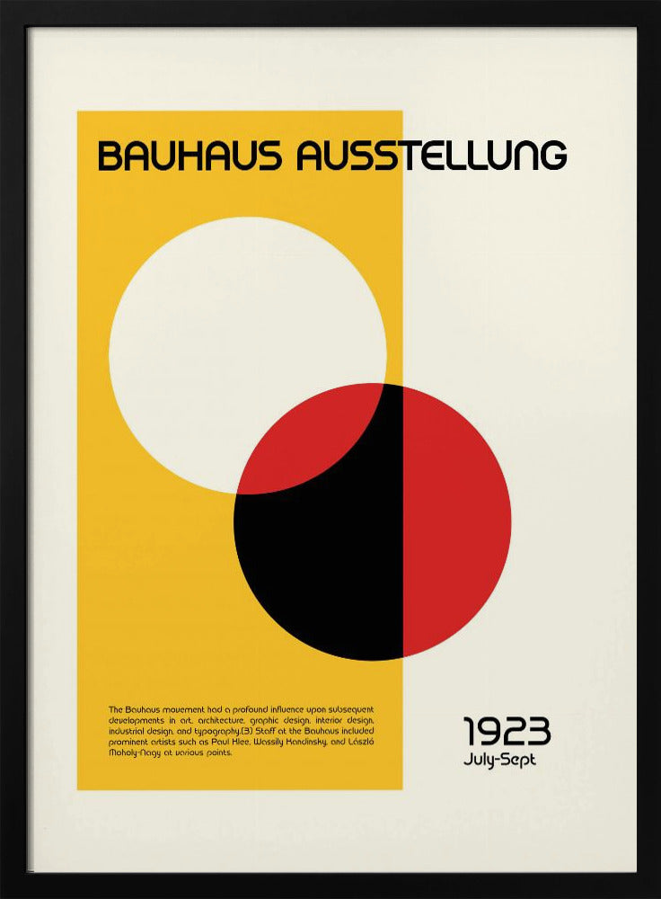 Bauhaus Ausstellung Poster