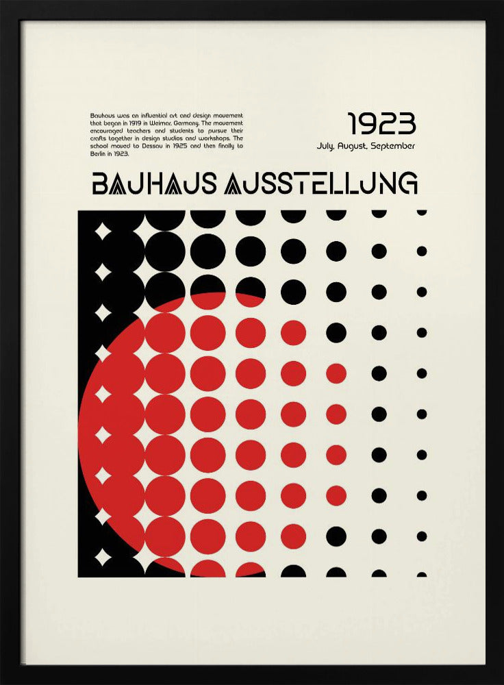 Bauhaus Ausstellung Poster