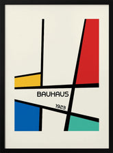 Bauhaus Geometric Design Retro Poster