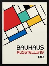 Bauhaus Geometric Design Retro Poster