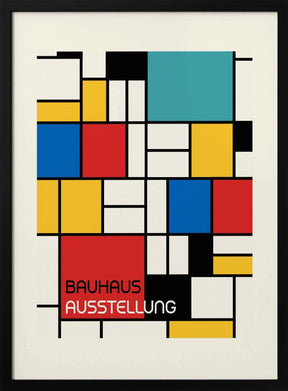 Bauhaus Geometric Design Retro Poster